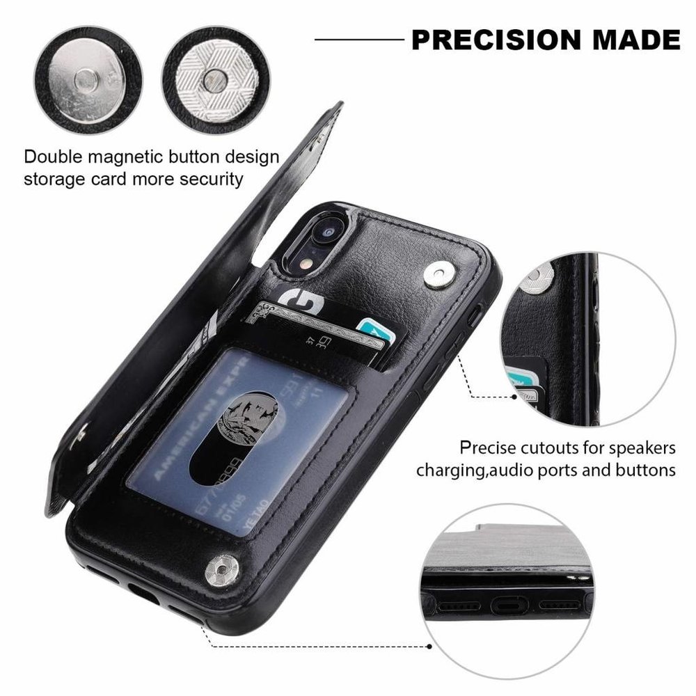 ShieldCase® ShieldCase iPhone Xr Wallet Case (schwarz) ShieldCase® ShieldCase iPhone Xr Wallet Case (schwarz)