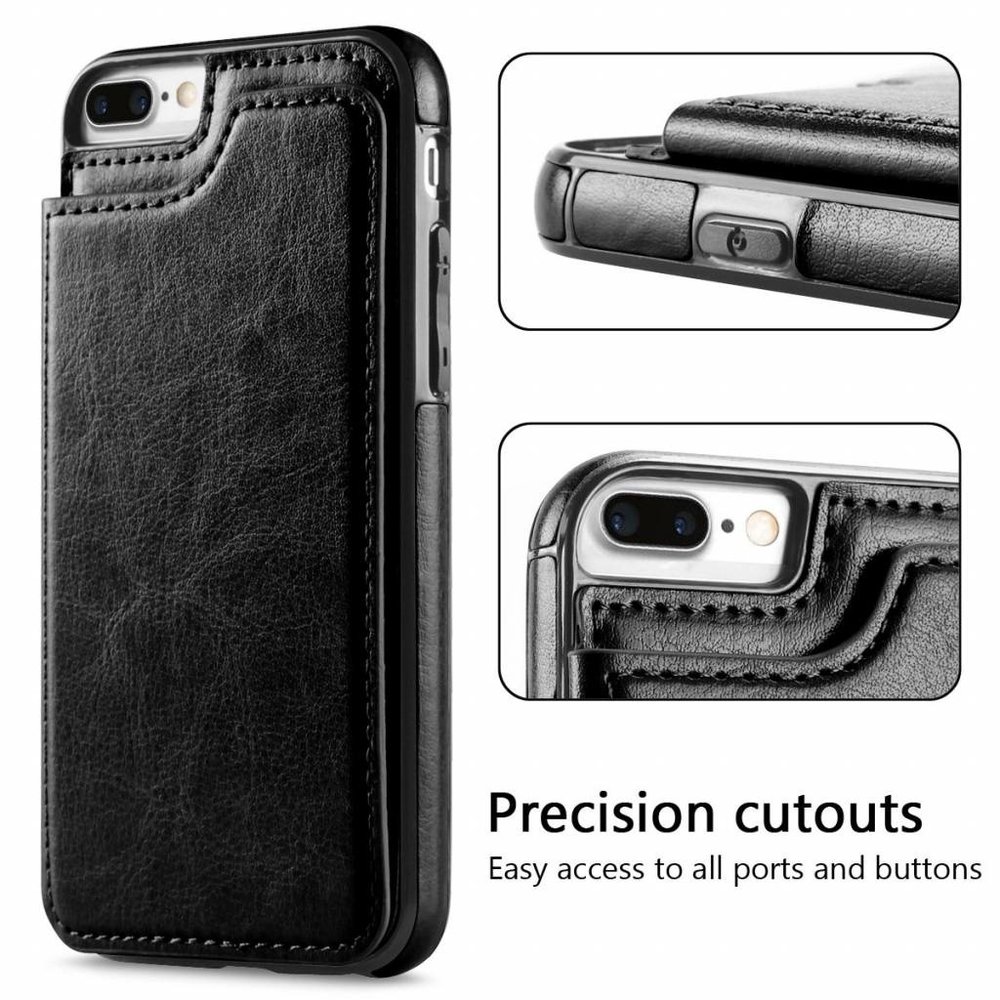 ShieldCase® ShieldCase  iPhone 7 / 8 Plus Wallet Case (Schwarz) ShieldCase® ShieldCase  iPhone 7 / 8 Plus Wallet Case (Schwarz)