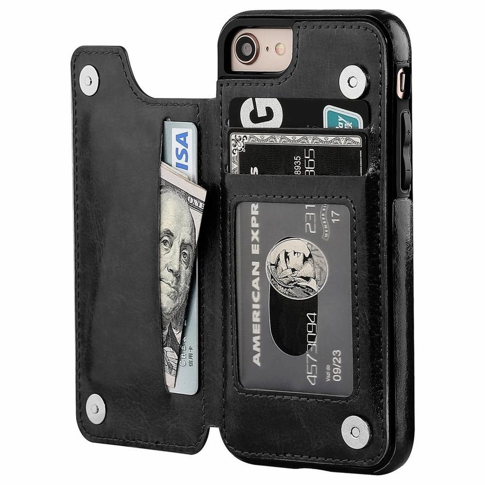ShieldCase® ShieldCase iPhone 7 / iPhone 8 Wallet Case (schwarz)
