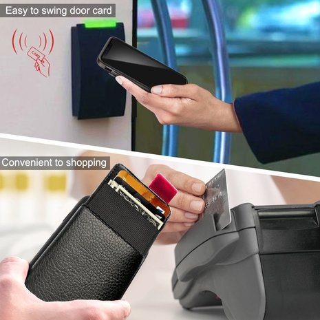 ShieldCase® ShieldCase Lederhülle mit Kartenfach für iPhone X / Xs