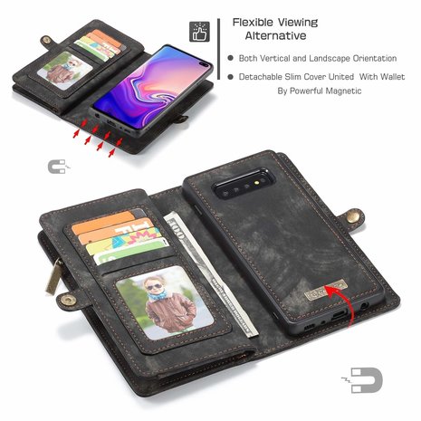 ShieldCase® CaseMe 2-in-1-Brieftasche Samsung Galaxy S10 ShieldCase® CaseMe 2-in-1-Brieftasche Samsung Galaxy S10