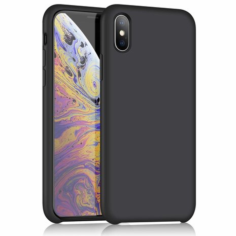 ShieldCase® Shieldcase iPhone X /  Xs Hülle Silikon (schwarz)