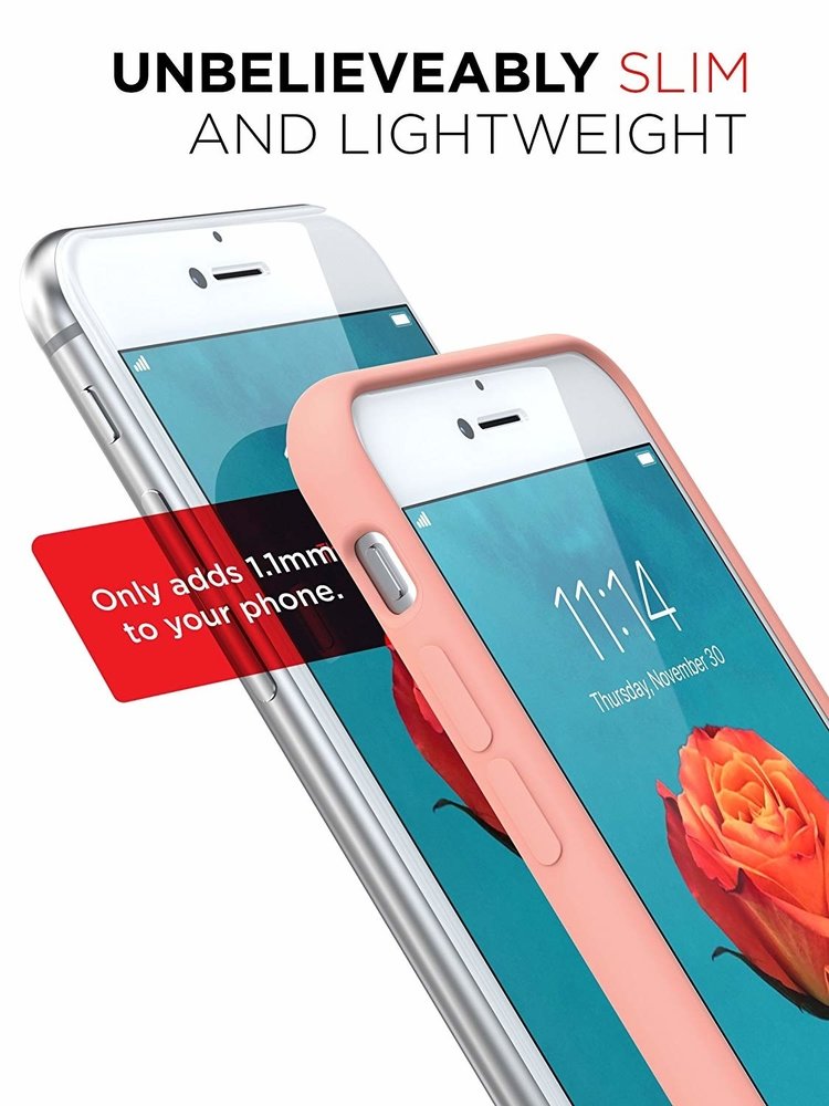 ShieldCase® iPhone 7 / iPhone 8 Hülle Silikon (rosa)