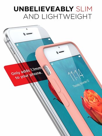 ShieldCase® iPhone 7 / iPhone 8 Hülle Silikon (rosa)