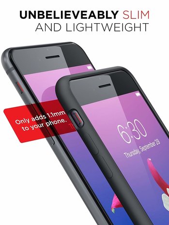 ShieldCase® Shieldcase iPhone 7 Plus / iPhone 8 Plus Hülle Silikon (schwarz)