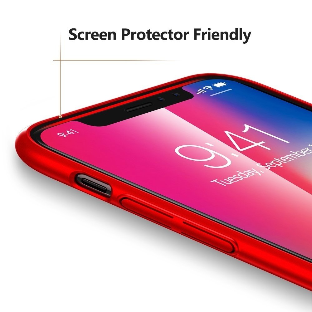 ShieldCase® ShieldCase iPhone X / Xs Ultra Slim Case (rot)