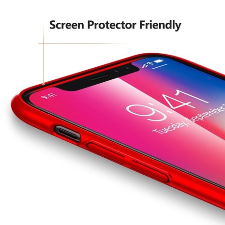 ShieldCase® ShieldCase iPhone X / Xs Ultra Slim Case (rot)