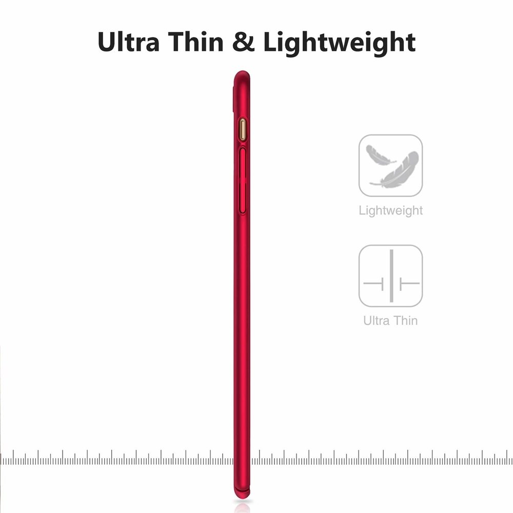 ShieldCase® Shieldcase iPhone 7 / iPhone 8 Ultra Slim Case (rot)