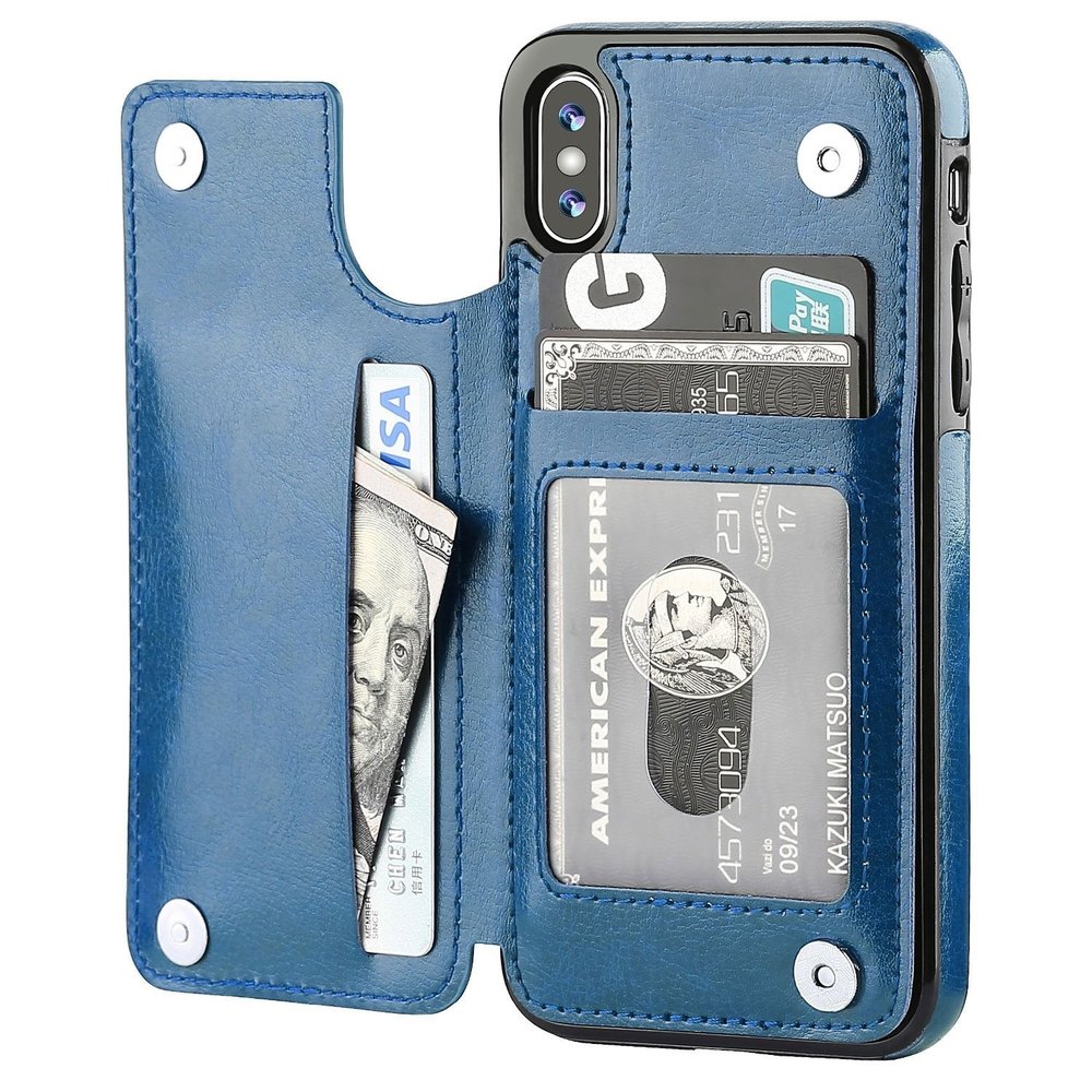 ShieldCase® ShieldCase iPhone X / Xs Wallet Case (blau) ShieldCase® ShieldCase iPhone X / Xs Wallet Case (blau)