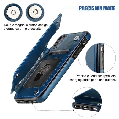 ShieldCase® ShieldCase iPhone X / Xs Wallet Case (blau) ShieldCase® ShieldCase iPhone X / Xs Wallet Case (blau)