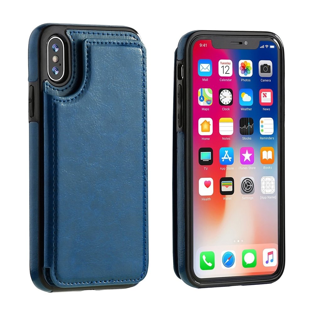 ShieldCase® ShieldCase iPhone X / Xs Wallet Case (blau) ShieldCase® ShieldCase iPhone X / Xs Wallet Case (blau)