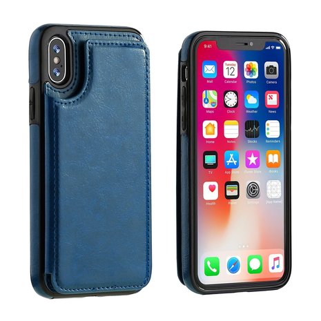 ShieldCase® ShieldCase iPhone X / Xs Wallet Case (blau) ShieldCase® ShieldCase iPhone X / Xs Wallet Case (blau)