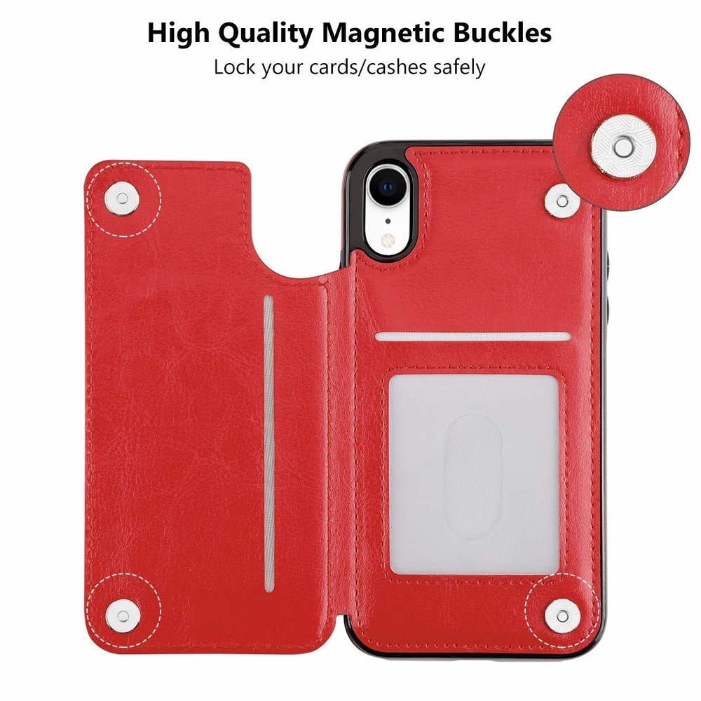 ShieldCase® ShieldCase iPhone Xr Wallet Case (rot) ShieldCase® ShieldCase iPhone Xr Wallet Case (rot)