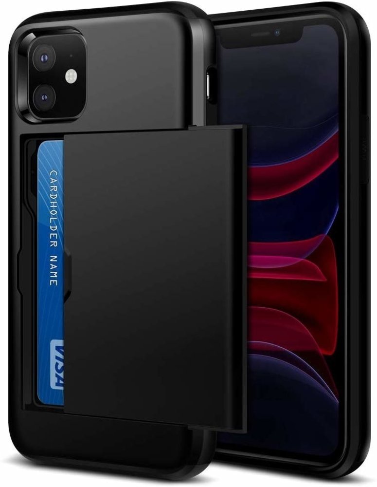 ShieldCase® ShieldCase Kartenhalter Hülle mit Schieber iPhone 11 (schwarz) ShieldCase® ShieldCase Kartenhalter Hülle mit Schieber iPhone 11 (schwarz)