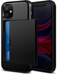 ShieldCase® ShieldCase Kartenhalter Hülle mit Schieber iPhone 11 (schwarz)