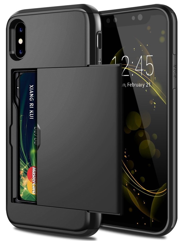 ShieldCase® Shieldcase Kartenhalteretui mit Schieber iPhone X / Xs