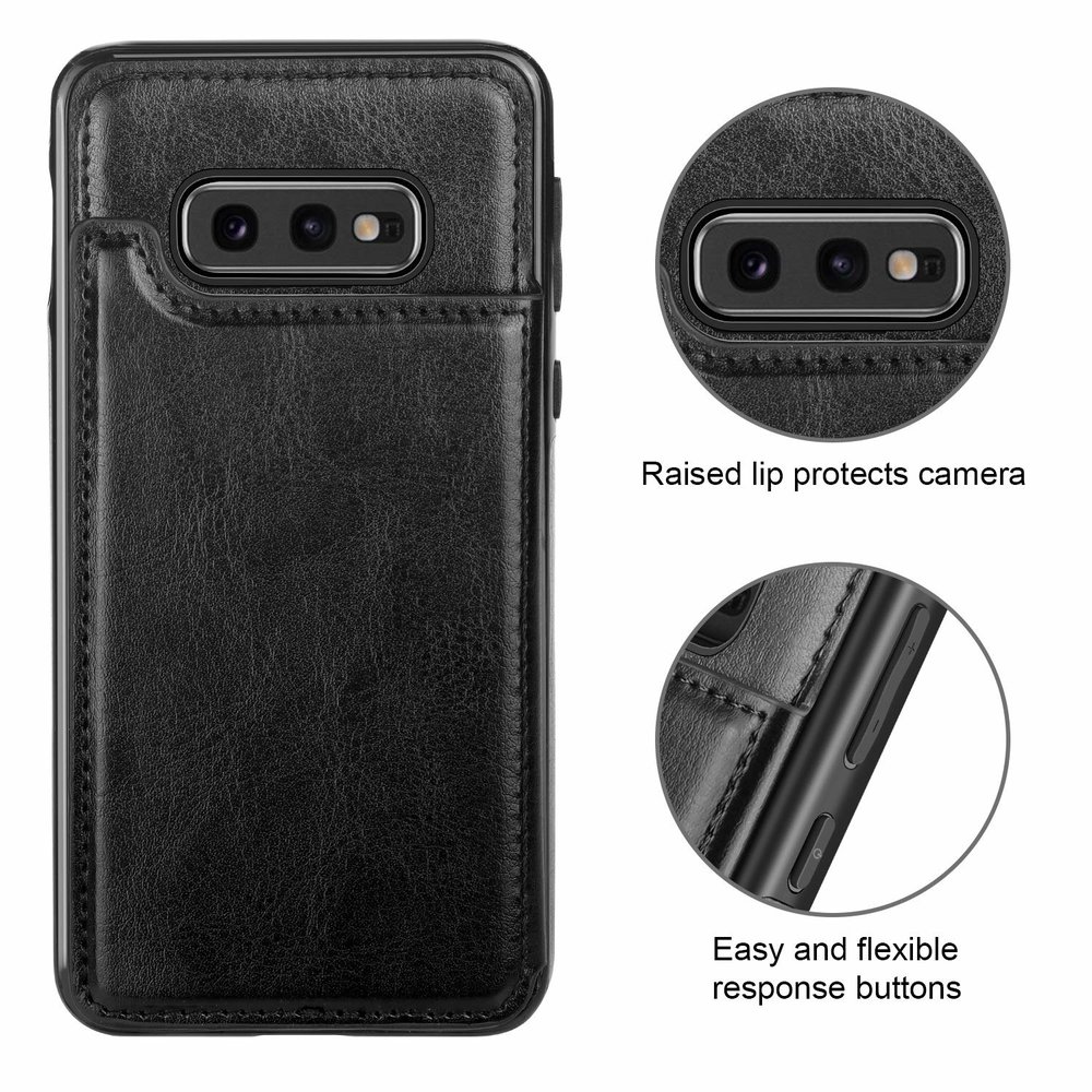 ShieldCase® ShieldCase Samsung Galaxy S10e Wallet Case (schwarz)