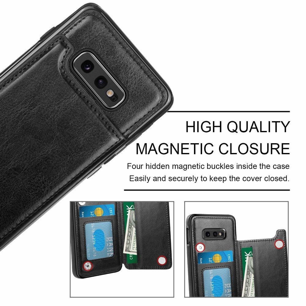 ShieldCase® ShieldCase Samsung Galaxy S10e Wallet Case (schwarz)