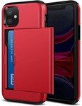 ShieldCase® Shieldcase Kartenetui mit Schieber iPhone 11 (rot)