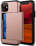 ShieldCase® ShieldCase Kartenhalter Hülle mit Schieber iPhone 11 (pink)