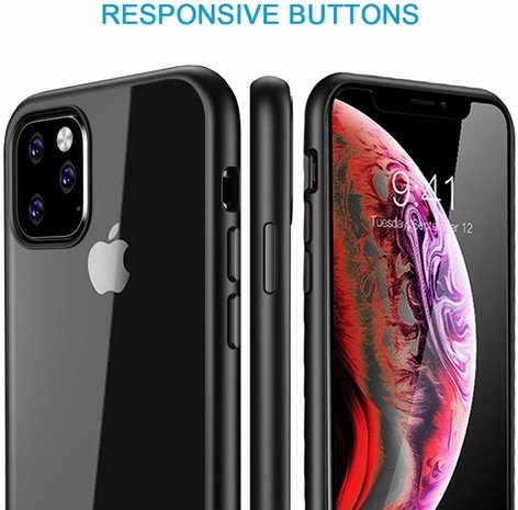 ShieldCase® ShieldCase iPhone 11 Pro Max Metallic Bumper Case (schwarz) ShieldCase® ShieldCase iPhone 11 Pro Max Metallic Bumper Case (schwarz)