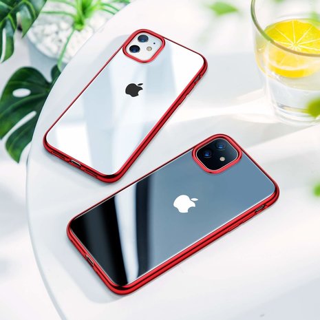 ShieldCase® ShieldCase iPhone 11 Metallic Bumper Case (rot)