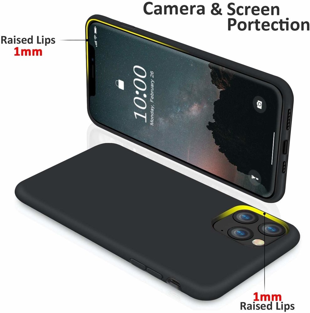 ShieldCase® ShieldCase iPhone 11 Pro Silikon Case (schwarz)