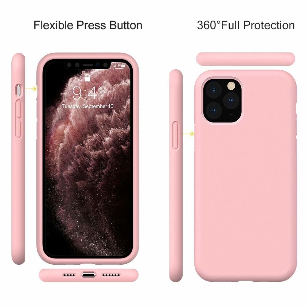 ShieldCase® ShieldCase iPhone 11 Pro Max Silikon Case (rosa) ShieldCase® ShieldCase iPhone 11 Pro Max Silikon Case (rosa)