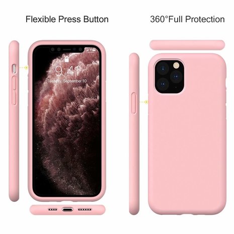 ShieldCase® ShieldCase iPhone 11 Pro Max Silikon Case (rosa) ShieldCase® ShieldCase iPhone 11 Pro Max Silikon Case (rosa)