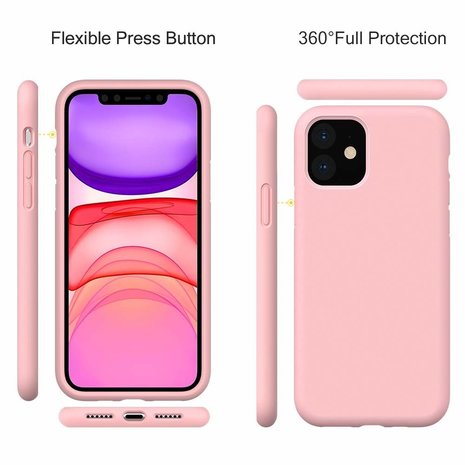ShieldCase® ShieldCase iPhone 11 Silikon Case (rosa) ShieldCase® ShieldCase iPhone 11 Silikon Case (rosa)
