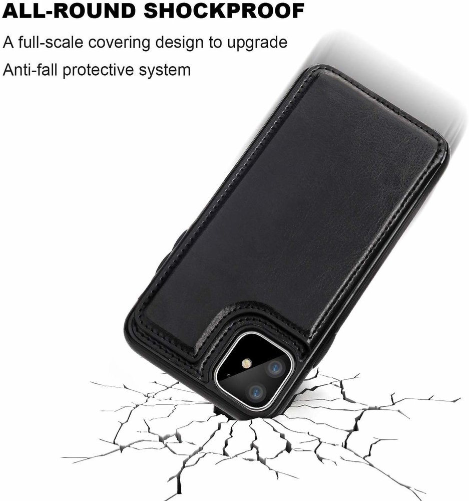 ShieldCase® ShieldCase iPhone 11 Wallet Case (schwarz)