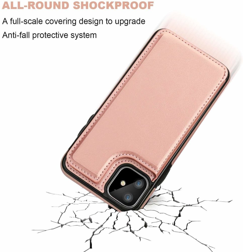 ShieldCase® ShieldCase iPhone 11 Wallet Case (rosa) ShieldCase® ShieldCase iPhone 11 Wallet Case (rosa)