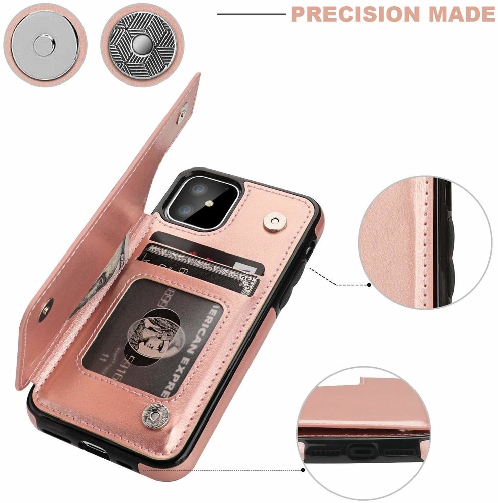 ShieldCase® ShieldCase iPhone 11 Wallet Case (rosa) ShieldCase® ShieldCase iPhone 11 Wallet Case (rosa)