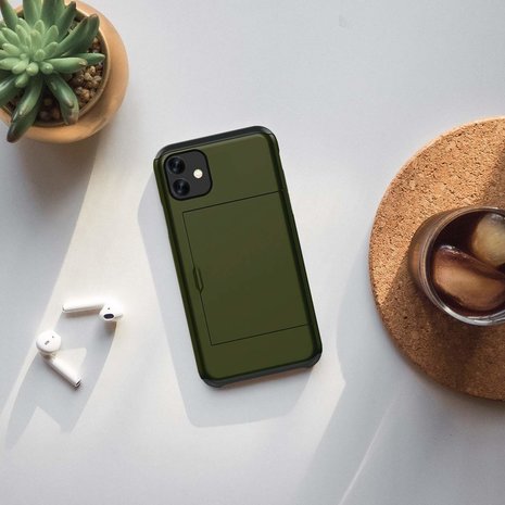 ShieldCase® ShieldCase Kartenhalter Hülle mit Schieber iPhone 11 (grün) ShieldCase® ShieldCase Kartenhalter Hülle mit Schieber iPhone 11 (grün)