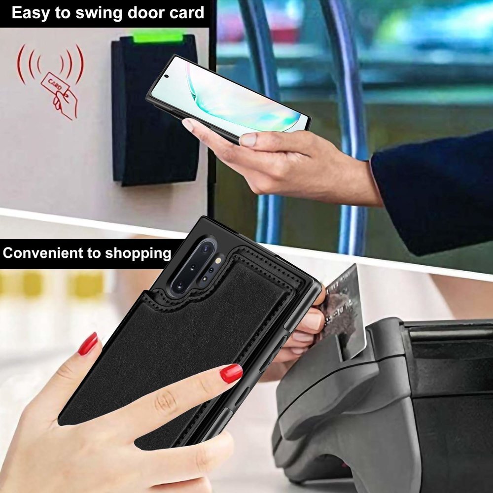 ShieldCase® ShieldCase Samsung Galaxy Note 10 Plus Wallet Case (schwarz) ShieldCase® ShieldCase Samsung Galaxy Note 10 Plus Wallet Case (schwarz)