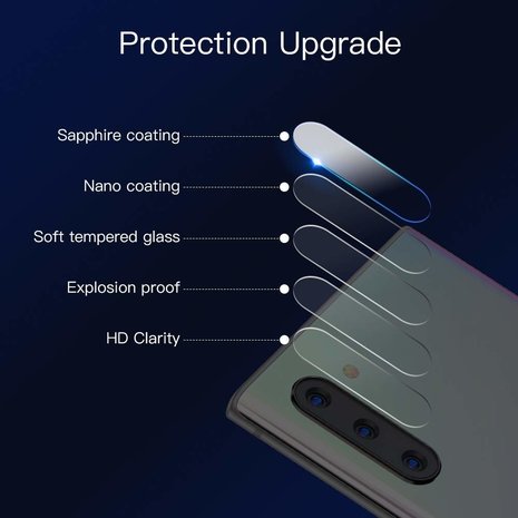 ShieldCase® ShieldCase Kameraobjektivschutz aus gehärtetem Glas Samsung Galaxy Note 10 ShieldCase® ShieldCase Kameraobjektivschutz aus gehärtetem Glas Samsung Galaxy Note 10
