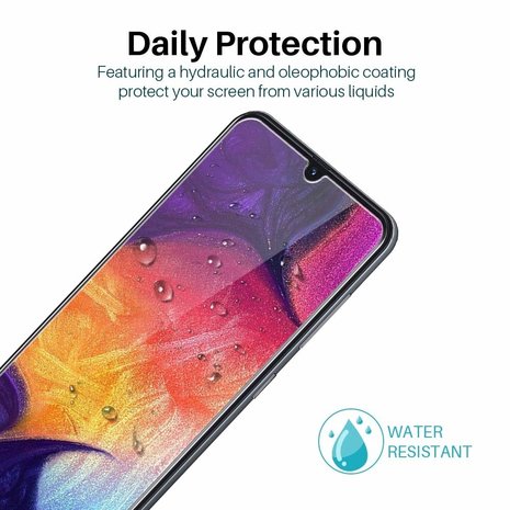ShieldCase® ShieldCase Displayschutzfolie aus gehärtetem Glas Samsung Galaxy Galaxy A50