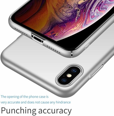 ShieldCase® Shieldcase iPhone Xs Max Ultra Slim Case (silber)