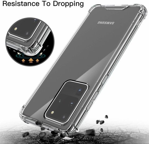 ShieldCase® ShieldCase Shock Hülle Samsung Galaxy S20 Ultra (transparant) ShieldCase® ShieldCase Shock Hülle Samsung Galaxy S20 Ultra (transparant)