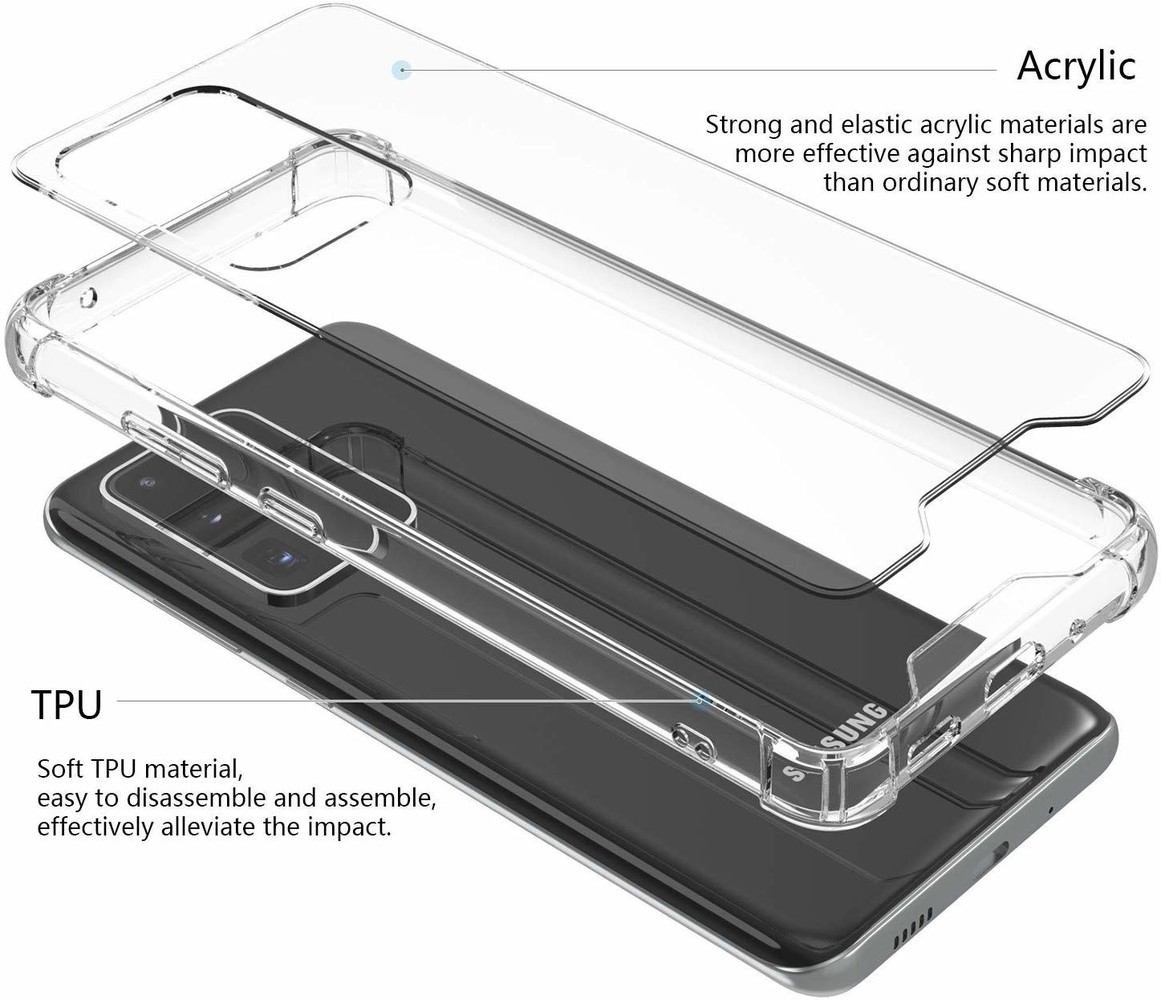 ShieldCase® ShieldCase Shock Hülle Samsung Galaxy S20 Ultra (transparant) ShieldCase® ShieldCase Shock Hülle Samsung Galaxy S20 Ultra (transparant)
