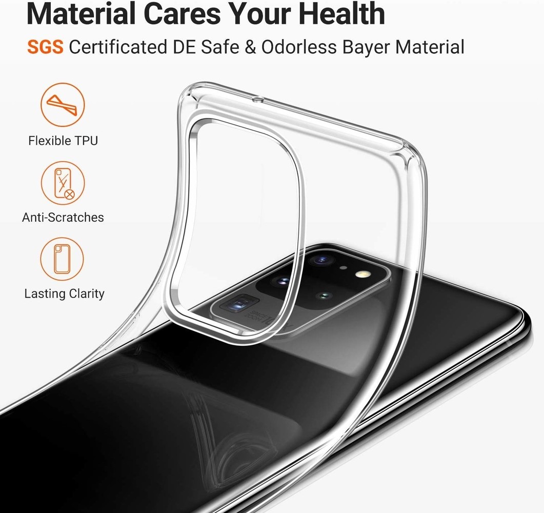 ShieldCase® Shieldcase Dünne Hülle Samsung Galaxy S20 Ultra (transparent) ShieldCase® Shieldcase Dünne Hülle Samsung Galaxy S20 Ultra (transparent)