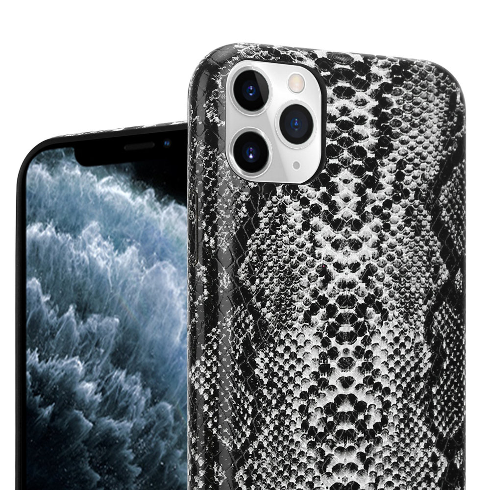 ShieldCase® ShieldCase Schlangenhaut Hülle iPhone 11 (schwarz/weiss) ShieldCase® ShieldCase Schlangenhaut Hülle iPhone 11 (schwarz/weiss)