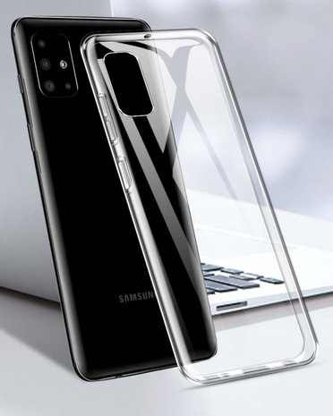 ShieldCase® Shieldcase Ultradünne Silikonhülle für Samsung Galaxy A51 (transparent) ShieldCase® Shieldcase Ultradünne Silikonhülle für Samsung Galaxy A51 (transparent)