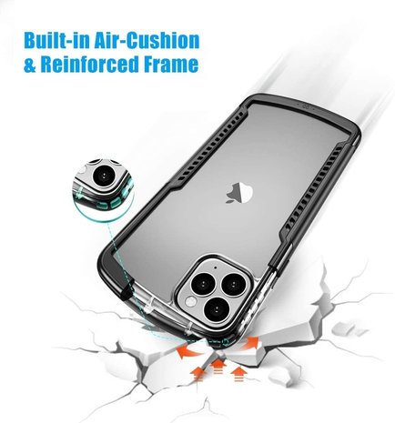 ShieldCase® ShieldCase Stoßfeste Hülle iPhone 11 Pro Max (schwarz) ShieldCase® ShieldCase Stoßfeste Hülle iPhone 11 Pro Max (schwarz)