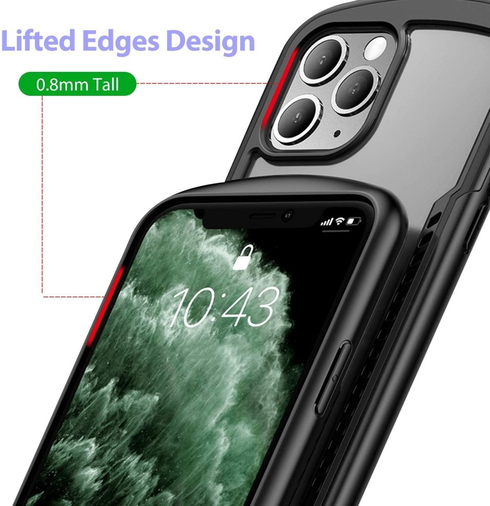 ShieldCase® ShieldCase Stoßfeste Hülle iPhone 11 Pro Max (schwarz) ShieldCase® ShieldCase Stoßfeste Hülle iPhone 11 Pro Max (schwarz)