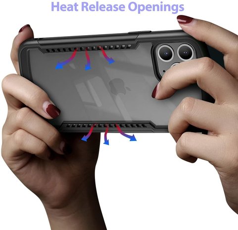 ShieldCase® ShieldCase Stoßfeste Hülle iPhone 11 Pro Max (schwarz) ShieldCase® ShieldCase Stoßfeste Hülle iPhone 11 Pro Max (schwarz)