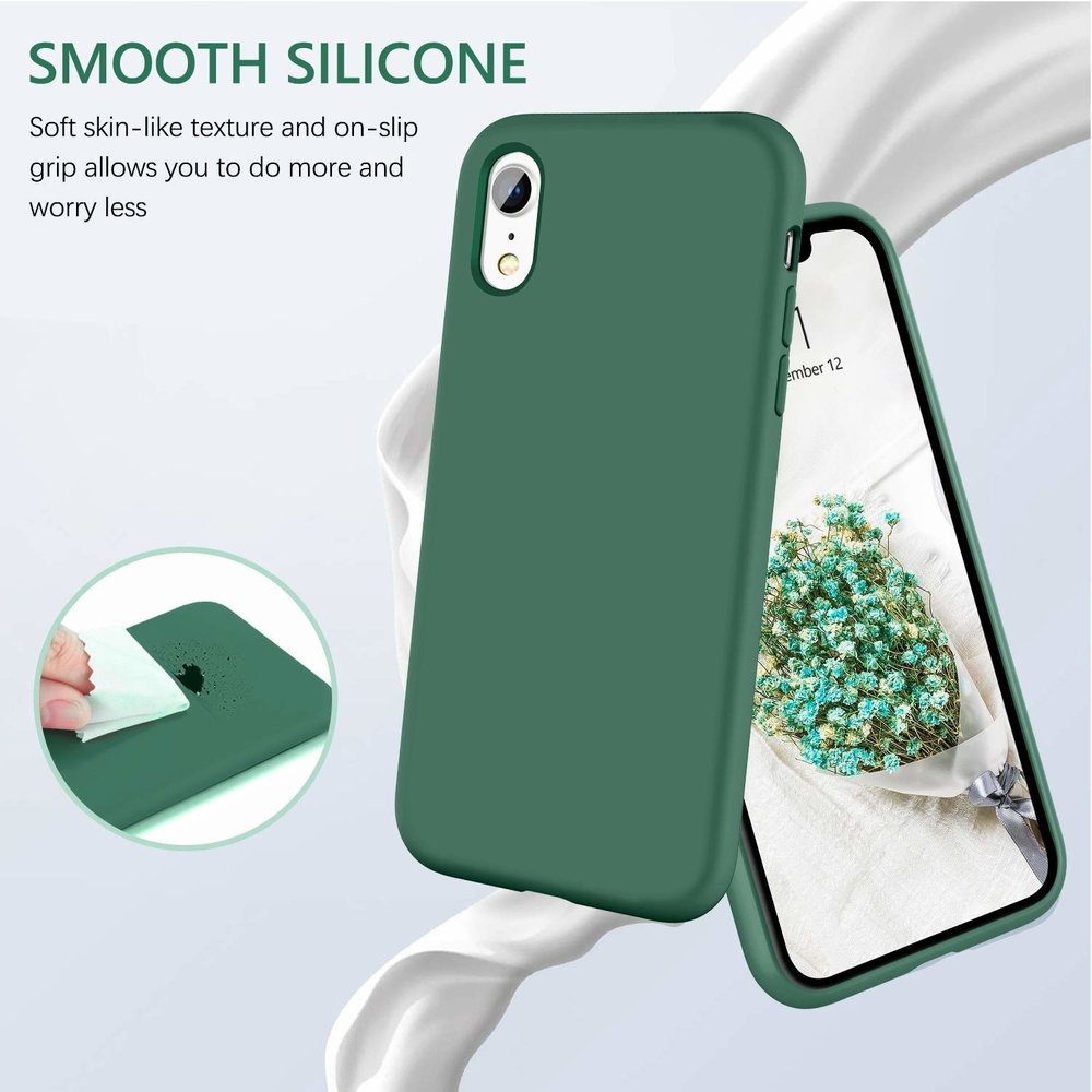 ShieldCase® ShieldCase iPhone Xr Hülle Silikon (grün)