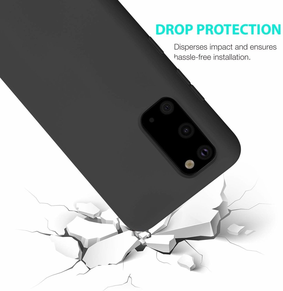ShieldCase® Shieldcase Samsung Galaxy S20 Hülle Silikon (schwarz) ShieldCase® Shieldcase Samsung Galaxy S20 Hülle Silikon (schwarz)