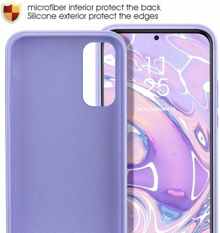 ShieldCase® Shieldcase Samsung Galaxy S20 Hülle Silikon (lila) ShieldCase® Shieldcase Samsung Galaxy S20 Hülle Silikon (lila)