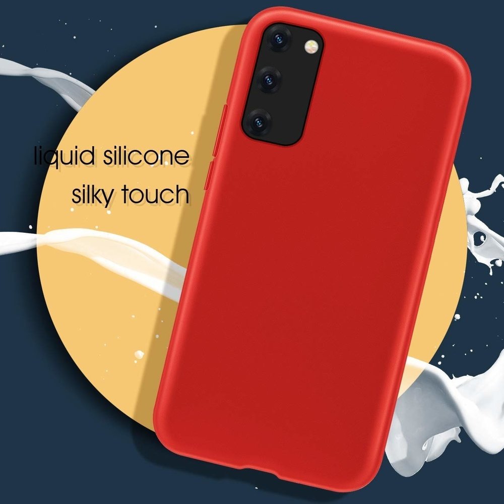 ShieldCase® Shieldcase Samsung Galaxy S20 Hülle Silikon (rot)